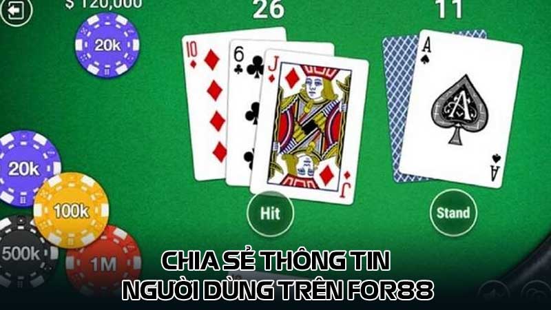 Chia sẻ thông tin người dùng trên for88